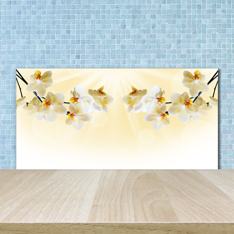 Loreine 50cm W x 100cm L Glass Peel and Stick Panel