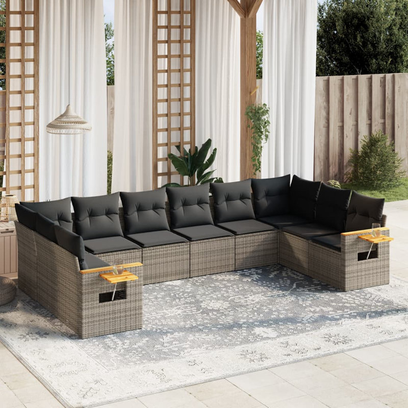 Ensemble de canapé de jardin Vidaxl