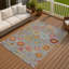 Tapis damassé intérieur / extérieur lavable à la machine Mattera ACN2288-406550048