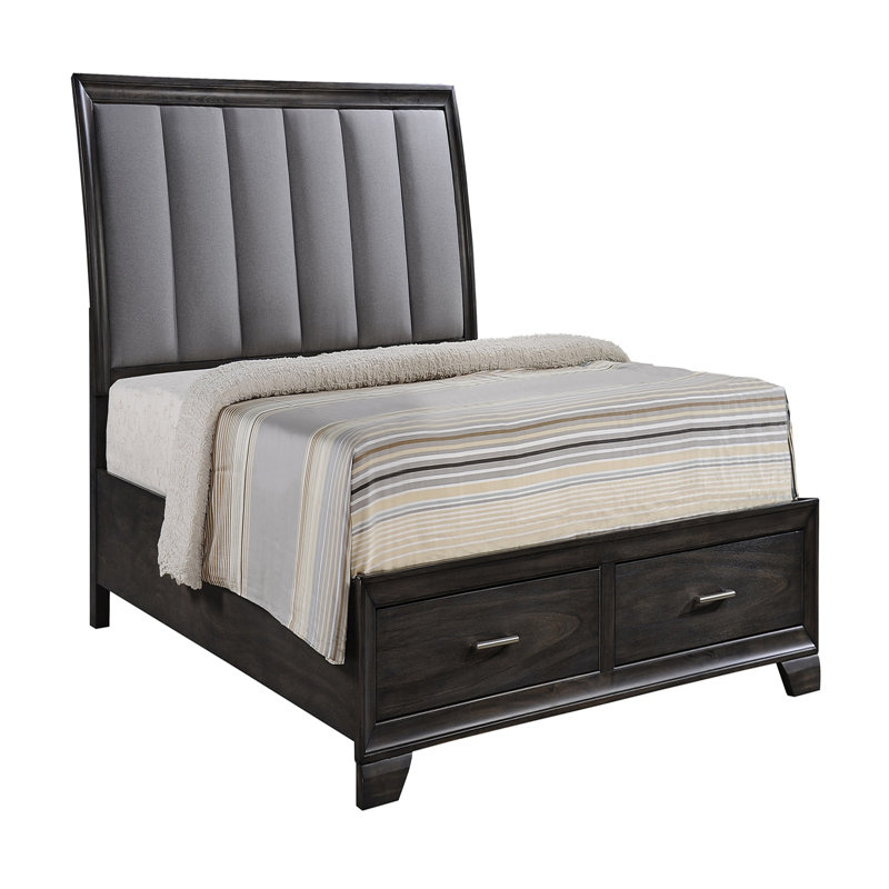 Tête de lit tapissier 1pc, gris, Grand