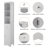 Tall Bathroom Cabinet With Drawer And Adjustable Shelf For Bathroom-651990908