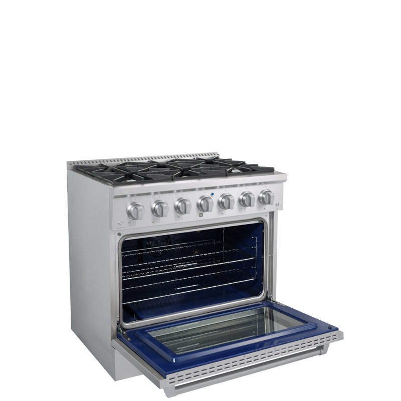 36" Vezeni Reminiscia Range (Gold), Stainless Steel