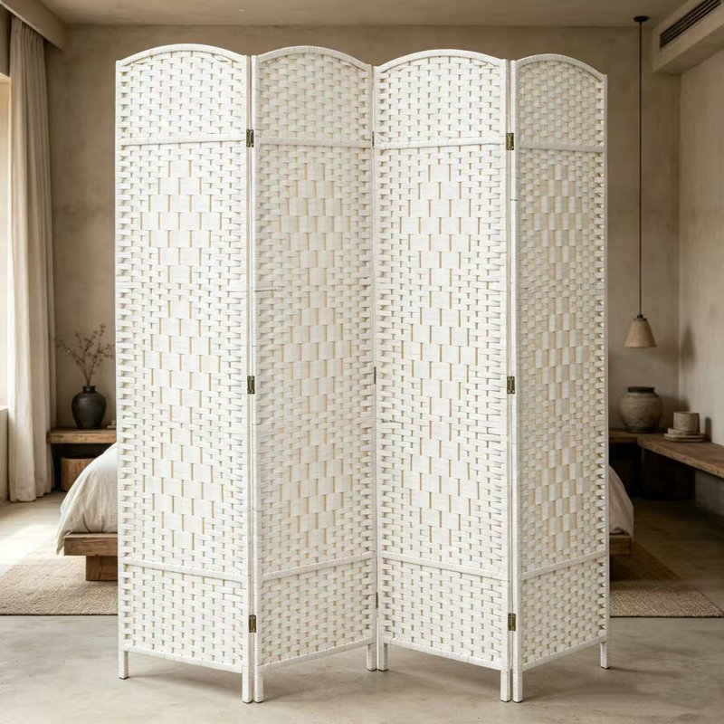 170cm H Folding Room Divider, 170" H x 160" W x 5" D