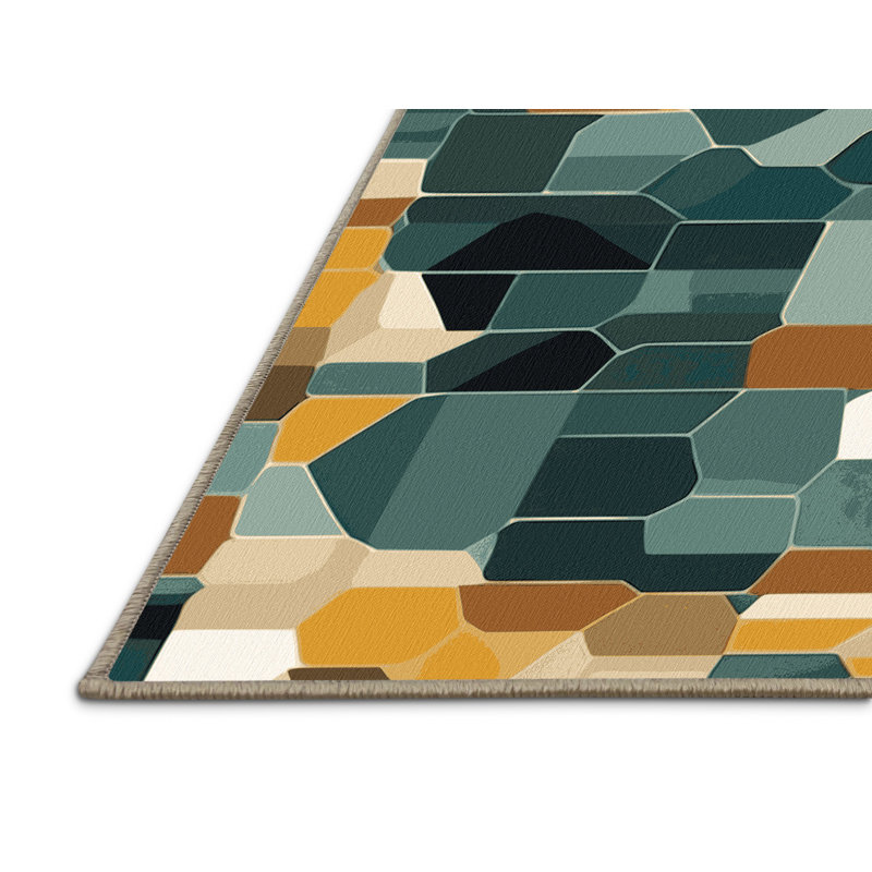 Pixel Array Rug, Round 5'