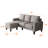 Modern 75'' Upholstered Sofa Chaise-956954802