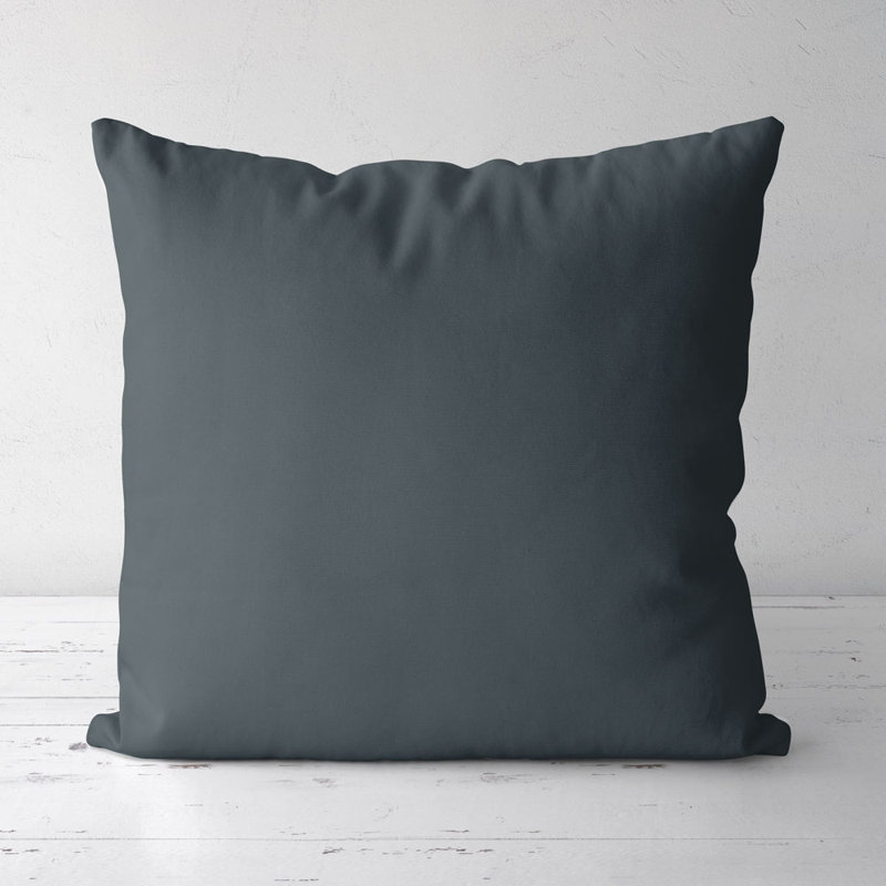 Housse et insert de coussin carré Tiya, Gris
