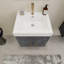 Ensemble de meuble-lavabo simple 23,6 po-70381344