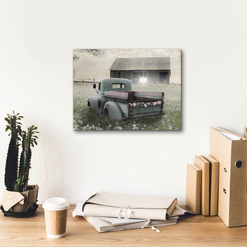  «The Old Ride» par Lori Deiter, art mural sur toile, 16 po x 12 po