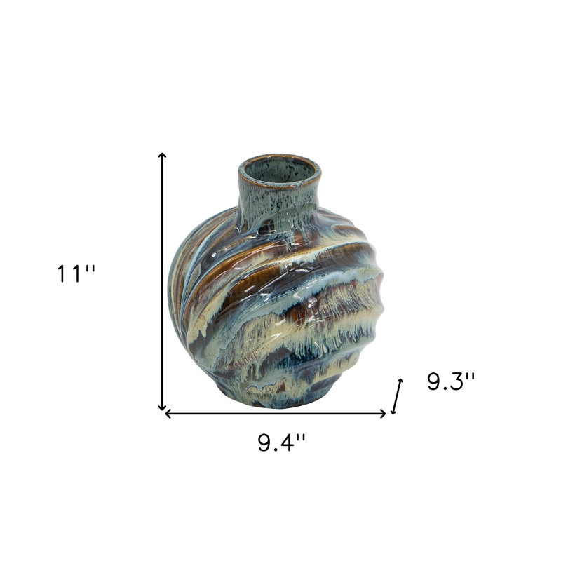 Vase de table en céramique 11 "