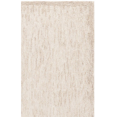 Ebony Hand Tufted Wool;Cotton Solid Color Rug