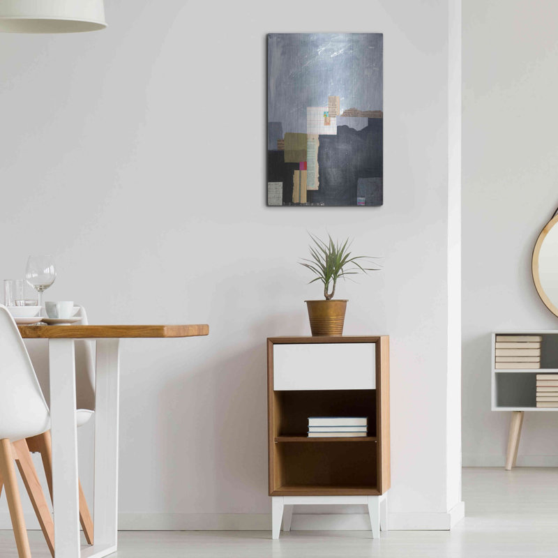 Art mural en métal Brayden Studio ™ «Block Abstract I v2» par Courtney Prahl, H 24 po x l 16 po