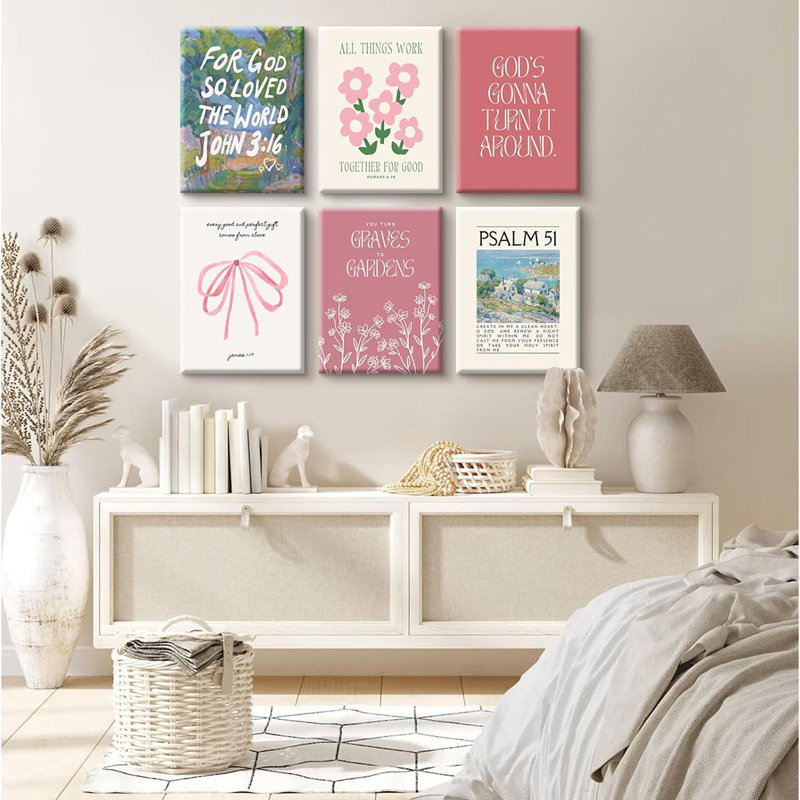 6 Piece Wrapped Canvas Print