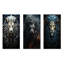 Lions Nocturnal Watch - Lion, impression d'art mural en métal, ensemble de 3-271946495