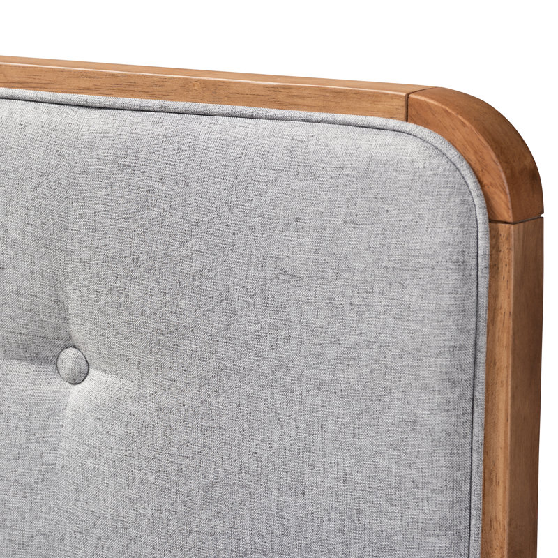Anisa Upholstered Headboard, Light Gray, Queen