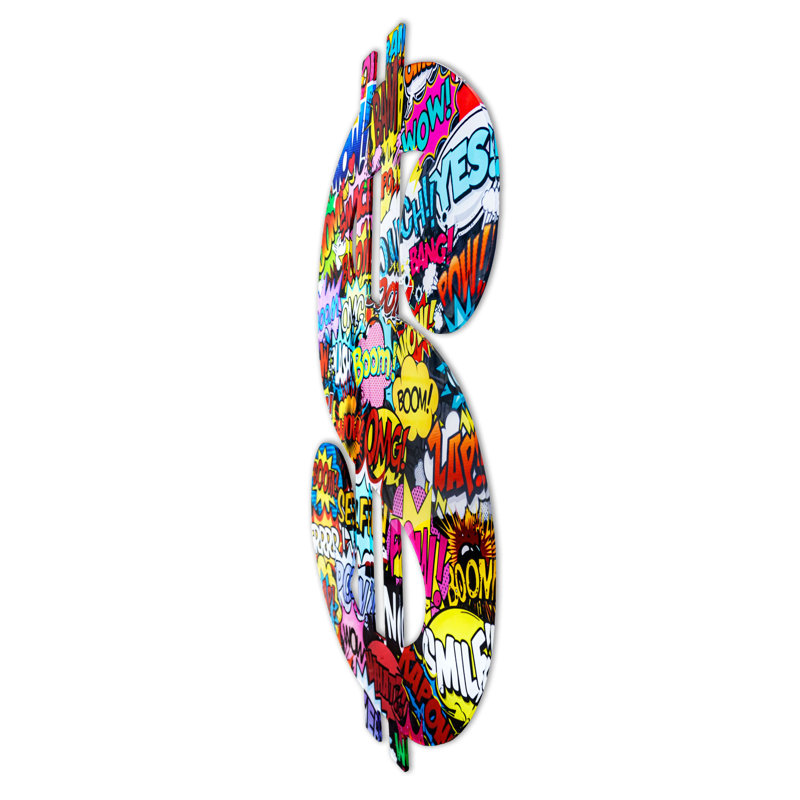 Daebreona Abstract Wall Decor on Glass