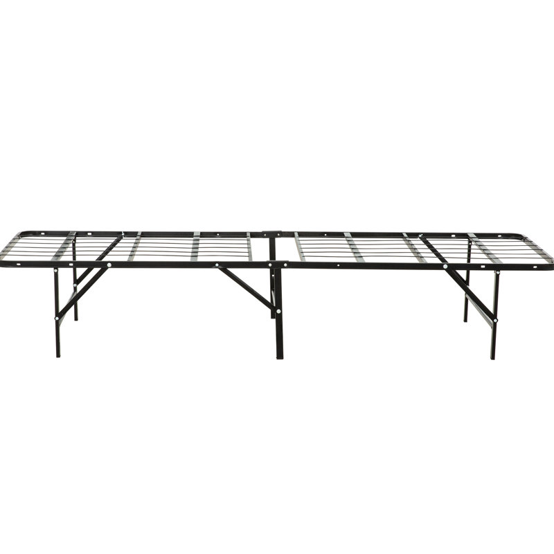 Twin Size Metal Mattress Frame - , Convenient Bedroom Bed Platform , Ample Storage Available, Twin
