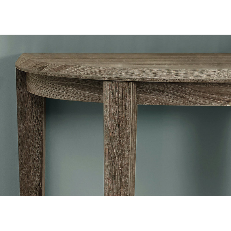 Table d'appoint moderne de couleur taupe pour hall d'entrée
