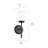 Ofeliya Steel Armed Sconce-609803896