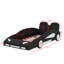 Lit plateforme simple en forme de voiture avec roulettes-114359404