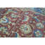 Wool Oriental Area Rug in Rust/Dark Blue