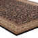 Tapis oriental noir / rouille Izaiah