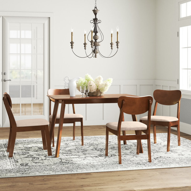Ensemble repas 5 pièces Hesham, Beige