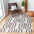 Dhurries Hand Woven Flat Weave Wool/Cotton Geometric Rug in Brown/Beige/Cream-9837510