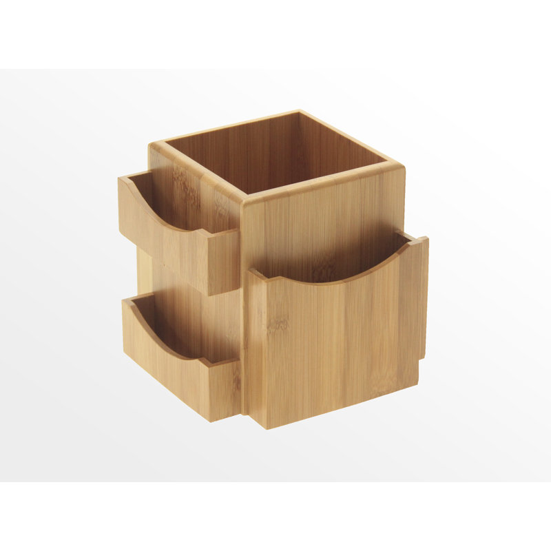 Amya Wood Pen Holder