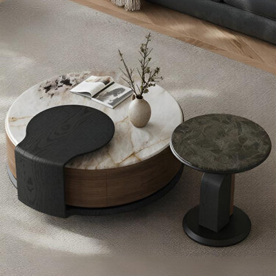 Creative Microcrystalline Stone Coffee Table Set