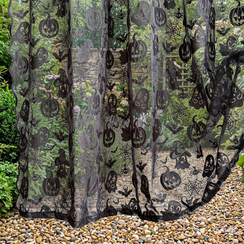 Sheer Curtain Pair, 137 cm Width x 300 cm Drop