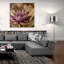 «Fleurs de vie» par Tanya Mavric, art mural en verre acrylique, 36 po x 36 po-1072262164