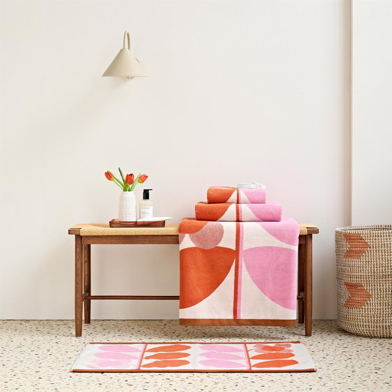 Stem Bloom Duo Blush 50x90 Bath Mat