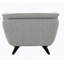 Fauteuil bouclé gris clair-23633219