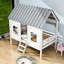 Lit mezzanine simple en bois