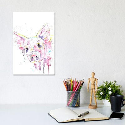 This Little Piggy by Lisa Whitehouse - Wrapped Canvas Painting