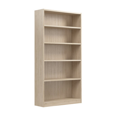 Doyno Tall 5 Shelf Bookcase, Storage and Display Bookshelf for Home Office and Living Room