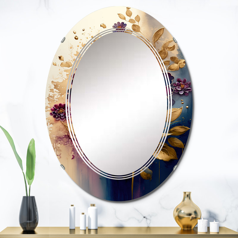 Miroir mural Pompinnian Zinnia, 36 po x 24 po