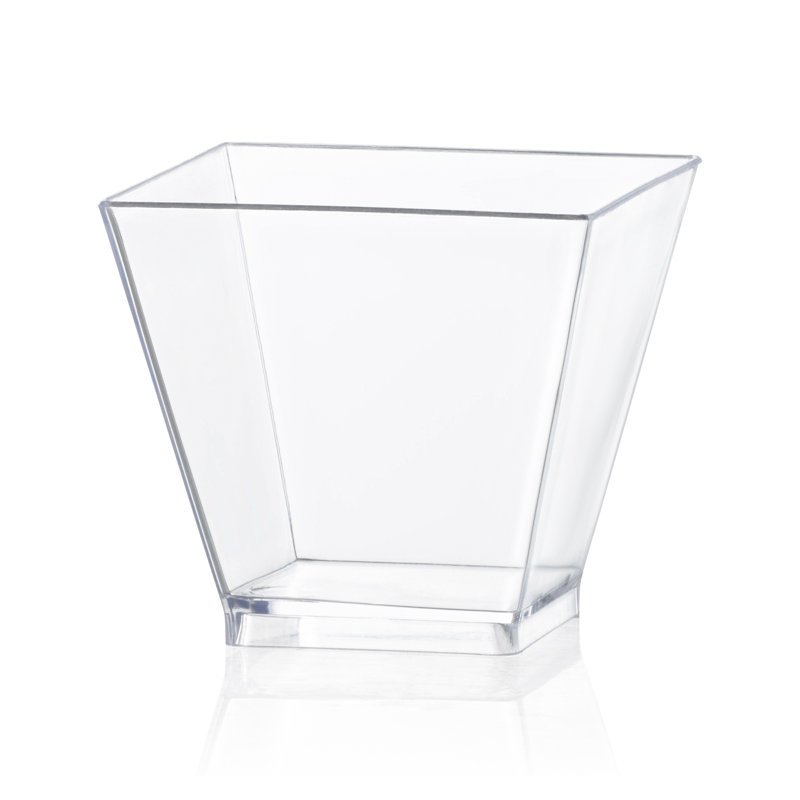 2 oz Mini-tasses en plastique transparent