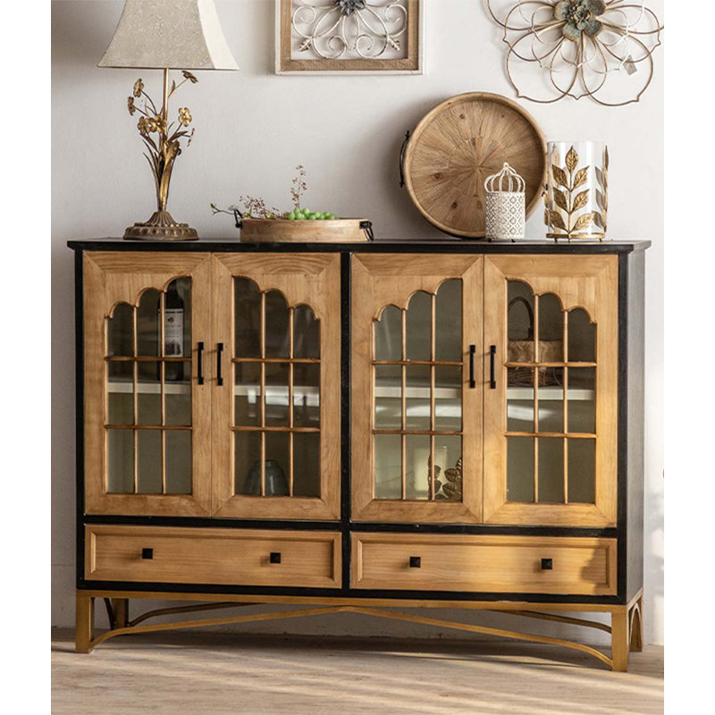 Armoire de rangement style français en pin