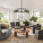 5-Light Hand-Blown Gradient Glass Globe Chandelier