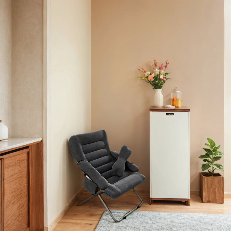 Chaise longue pliante à dossier réglable