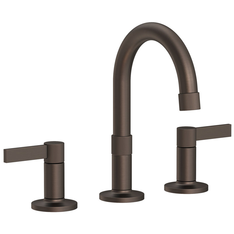 Widespread Lavatory Faucet, English Bronze
