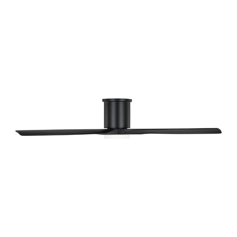 Collins 52'' Ceiling Fan with LED Lights, Midnight Black, Midnight Black