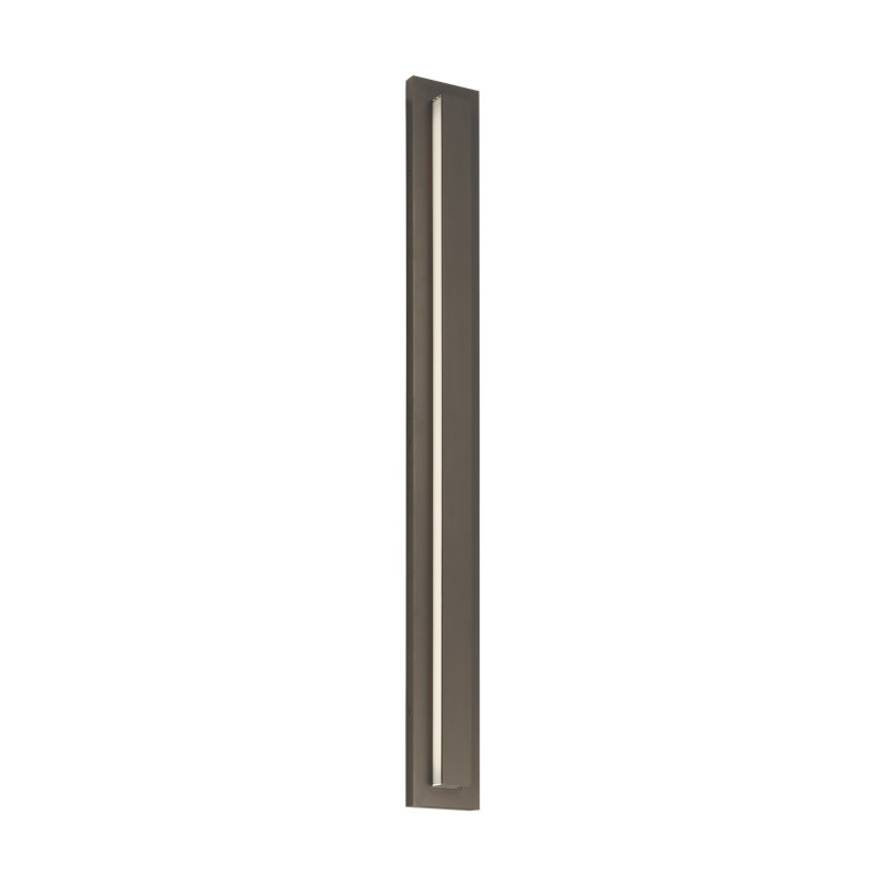 Sean Lavin Aspen 1-light LED 48'' outdoor wall sconce light in charcoal finish, Outdoor Bronze