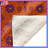 Orange Purple Mandala Pattern Blankets-123326069