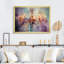 «Chandelier Impressionistic Splendor Pointillism», reproduction d'art sur toile-1314957793-1315763825