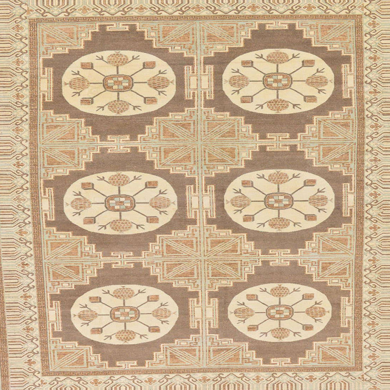 Tapis abstrait moderne 294, Carré 8 pi