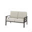 Canapé 48 places en métal 48 pouces avec coussins beige et structure kaki-1563315691-1563315690