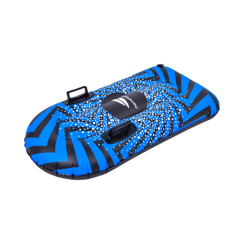 Tube gonflable de piscine ou de neige gonflable 38 "noir et bleu