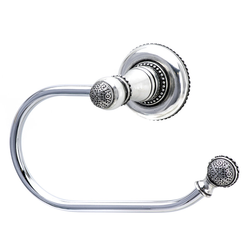Tissu Millennium Swing anneau lisse à droite, Argent argent